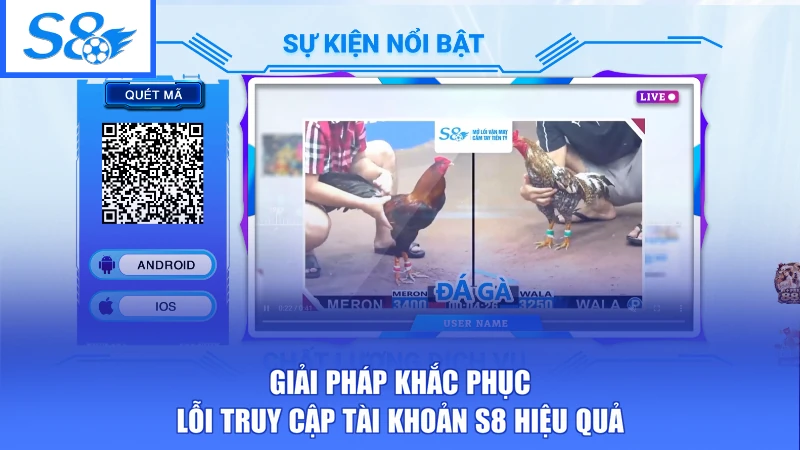 Đăng Nhập S8 3 Giải pháp khắc phục lỗi truy cập tài khoản S8 hiệu quả