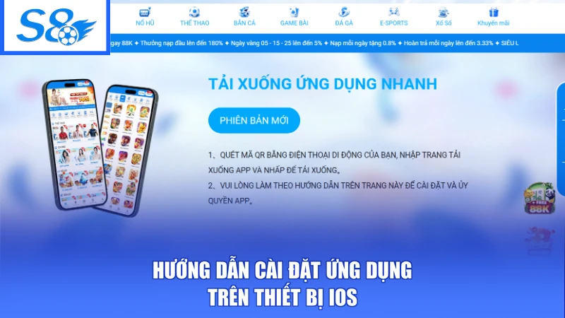 Hướng dẫn cài đặt ứng dụng trên thiết bị iOS