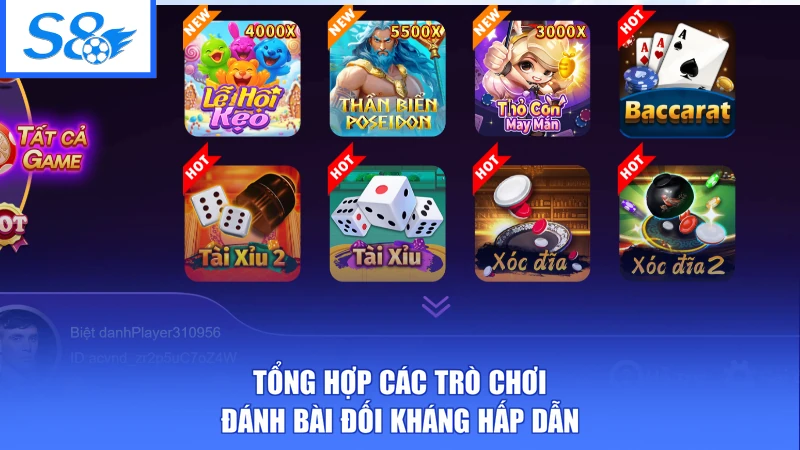 Tổng hợp các trò chơi đánh bài đối kháng hấp dẫn